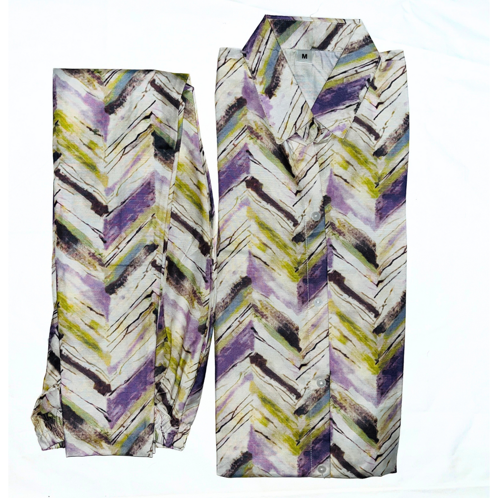 Abstract Printed Co-ord Set