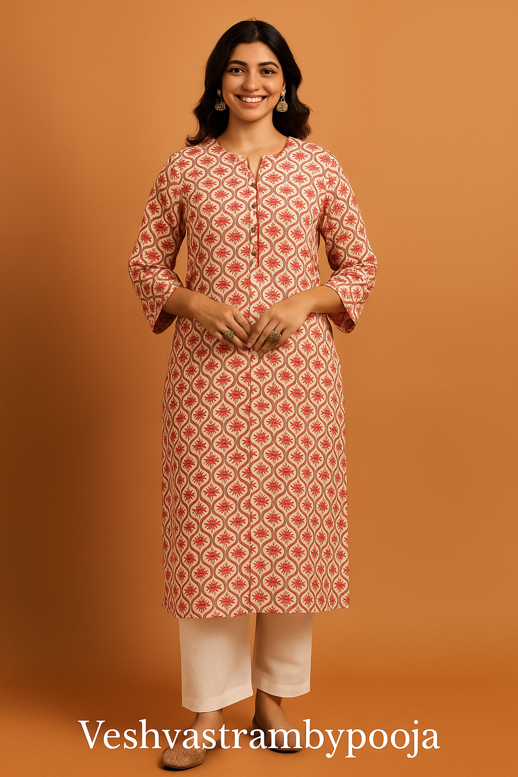 Printed Cotton Kurta